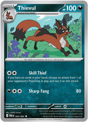 Thievul 054/084 - Pitch Black - Non-Holo