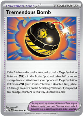 Tremendous Bomb 082/084 - Pitch Black - Reverse Holo