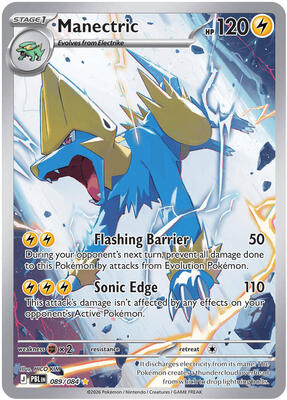 Manectric 089/084 - Pitch Black - Holo